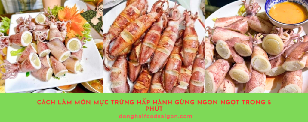 Mực trứng không chỉ giàu dinh dưỡng mà còn dễ tiêu hóa, rất thích hợp cho những bữa ăn nhẹ. Gừng và hành tím không chỉ làm tăng hương vị mà còn giúp kích thích tiêu hóa, giữ ấm cơ thể.