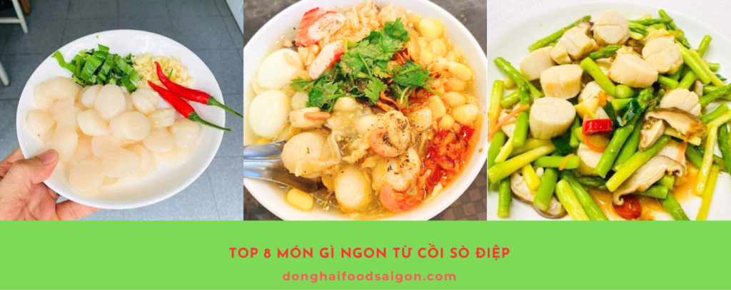 Trong thế giới hải sản đa dạng, cồi sò điệp là một trong những nguyên liệu đặc biệt với hương vị ngọt ngào, béo nhẹ và đầy hấp dẫn. Được biết đến như một nguồn dinh dưỡng phong phú, cồi sò điệp không chỉ ngon mà còn dễ dàng chế biến thành nhiều món ăn thơm ngon. Hãy cùng khám phá 8 món ăn ngon tuyệt từ cồi sò điệp để làm phong phú thêm thực đơn gia đình nhé!