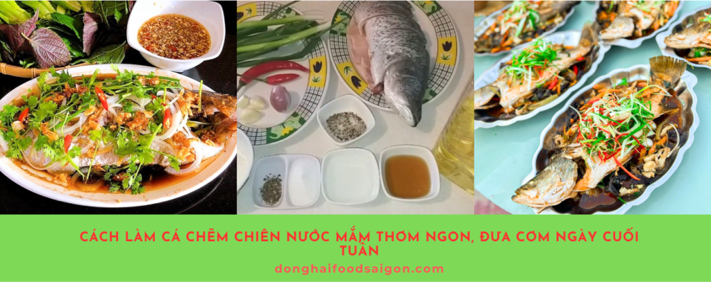 Cá chẽm chiên nước mắm là món ăn kết hợp hoàn hảo giữa hương vị truyền thống và dinh dưỡng tuyệt vời. Lớp vỏ cá giòn rụm hòa quyện cùng nước sốt đậm đà, chua ngọt vừa miệng, không chỉ kích thích vị giác mà còn đảm bảo cung cấp dưỡng chất cần thiết cho cơ thể.