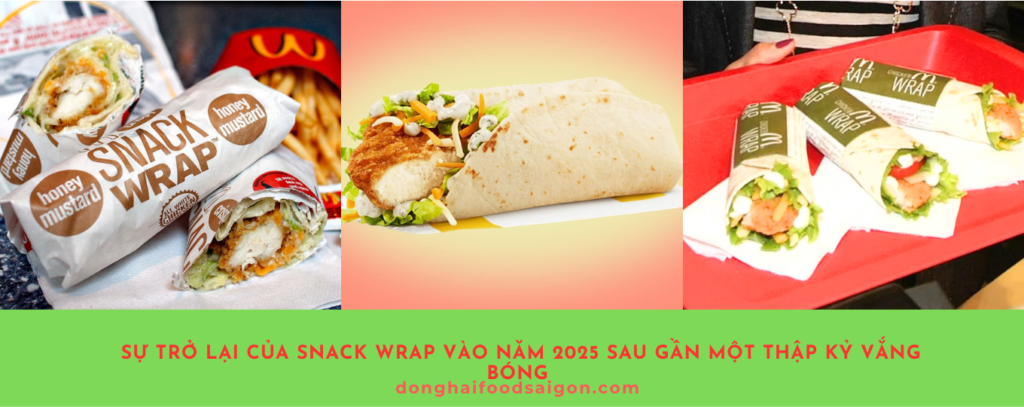 Snack Wrap – món ăn nhẹ đình đám một thời của McDonald's – sẽ chính thức quay lại thực đơn vào năm 2025, đáp ứng sự mong chờ không ngừng nghỉ của hàng nghìn người hâm mộ. Thông tin này được Chủ tịch McDonald's, ông Joe Erlinger, xác nhận trong một chương trình truyền hình gần đây.