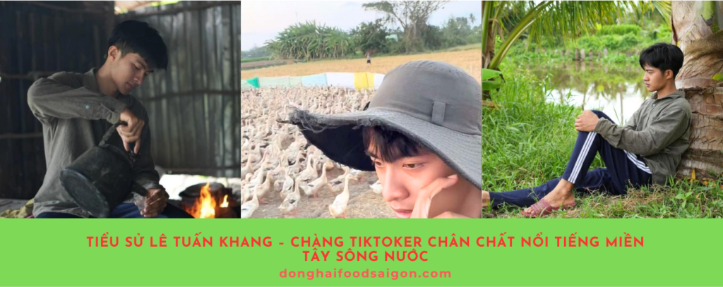 Lê Tuấn Khang, chàng TikToker sinh năm 2002, quê gốc tại Sóc Trăng, là cái tên được đông đảo khán giả yêu mến trên nền tảng mạng xã hội. Dù còn trẻ, Khang sở hữu vẻ ngoài chững chạc, khuôn mặt nam tính cùng nét chân thật, giản dị đặc trưng của người miền Tây. Chính tính cách thân thiện, hài hước đã giúp anh tạo dấu ấn mạnh mẽ qua những clip triệu view trên TikTok.