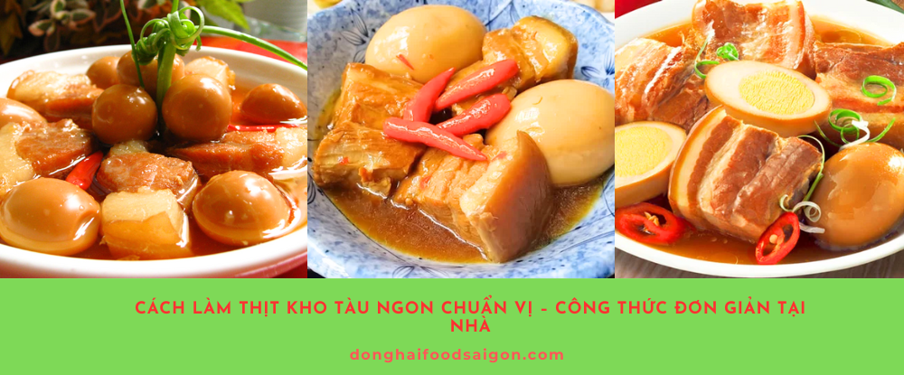 Thịt kho tàu không chỉ là món ăn truyền thống mà còn là biểu tượng của sự sum vầy, ấm cúng trong mỗi gia đình Việt. Với hương vị đậm đà, thịt mềm tan, nước kho thơm ngọt từ dừa, món ăn này chắc chắn sẽ làm hài lòng cả những người khó tính nhất.