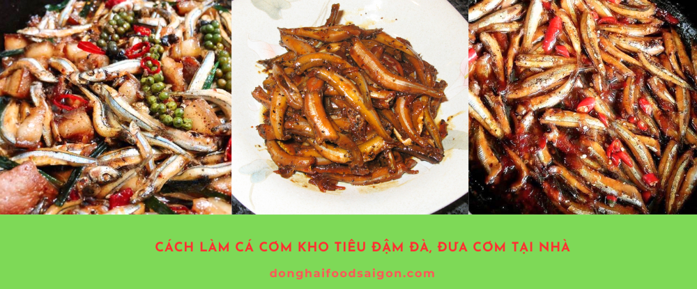 Cá cơm kho tiêu là một món ăn bình dị nhưng lại vô cùng hấp dẫn, kết hợp vị mặn ngọt của nước kho, vị cay nhẹ của tiêu và độ dai béo của cá cơm. Đây là món ăn quen thuộc trong mâm cơm gia đình Việt, đặc biệt khi ăn cùng cơm nóng thì hương vị càng thêm tròn đầy.