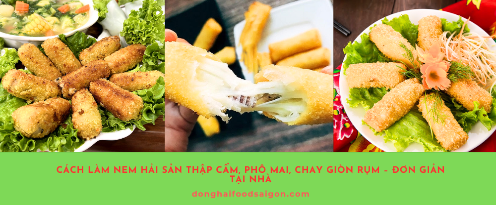 Nem hải sản là món ăn không chỉ thơm ngon mà còn vô cùng hấp dẫn với lớp vỏ giòn tan, nhân đậm đà, béo ngậy. Dù là phiên bản truyền thống, phô mai hay chay, tất cả đều mang đến trải nghiệm ẩm thực tuyệt vời. Hôm nay, hãy cùng khám phá 3 cách làm nem hải sản cực dễ, ai cũng có thể làm thành công ngay lần đầu tiên!