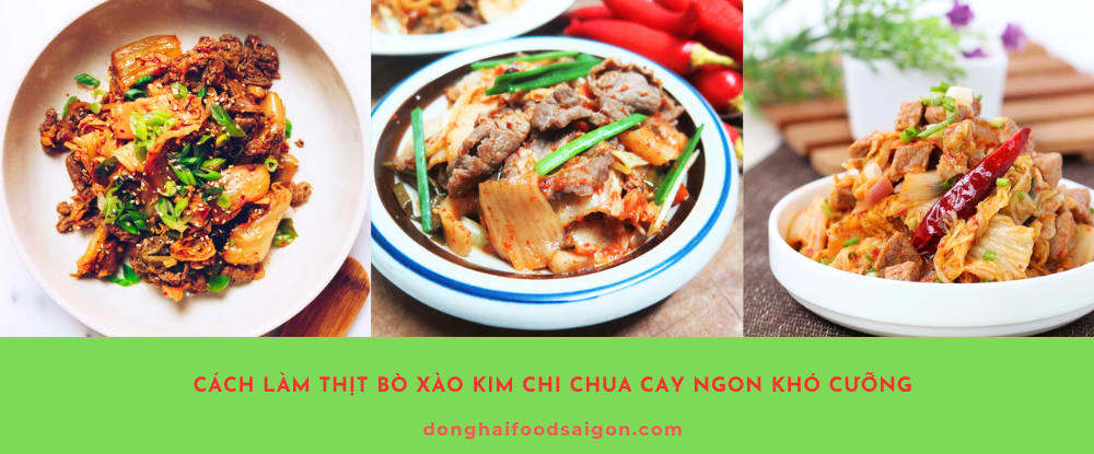 Thịt bò xào kim chi là một món ăn đậm đà, kết hợp vị mềm ngọt của thịt bò với hương chua cay đặc trưng của kim chi. Đây là lựa chọn hoàn hảo cho những bữa cơm gia đình, vừa dễ làm vừa thơm ngon. Hãy cùng khám phá công thức chế biến món ăn này ngay dưới đây!