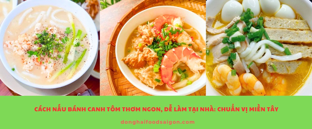 Bánh canh tôm là món ăn dân dã nhưng đậm đà hương vị miền Tây, mang đến sự hòa quyện tuyệt vời giữa vị ngọt tự nhiên từ tôm, độ béo nhẹ của nước dùng và sợi bánh canh mềm dai. Nếu bạn đang muốn đổi vị cho bữa ăn gia đình, hãy thử ngay công thức bánh canh tôm bất bại dưới đây – đảm bảo ai ăn cũng tấm tắc khen ngon!