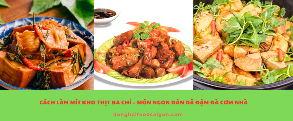 Nếu bạn từng một lần thưởng thức mít kho thịt ba chỉ, hẳn sẽ không quên hương vị đặc biệt của món ăn dân dã này. Xơ mít mềm ngọt quyện với từng miếng thịt ba chỉ béo mềm, thấm đều gia vị đậm đà – tất cả tạo nên một bữa cơm ấm lòng, nhất là trong những ngày se lạnh hay bữa cơm cuối tuần quây quần cùng gia đình.