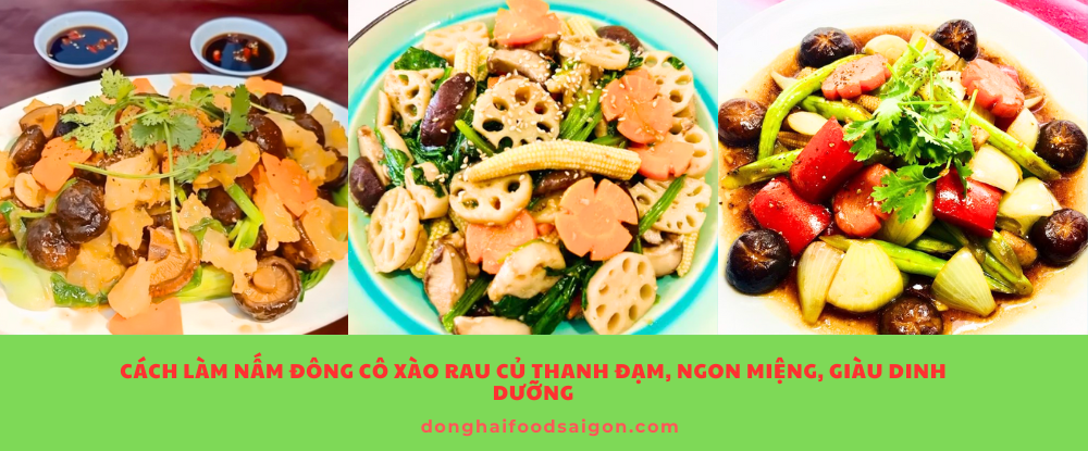 Nấm đông cô xào rau củ không chỉ là món ăn đơn giản, dễ thực hiện mà còn là lựa chọn tuyệt vời cho những ai theo đuổi lối sống lành mạnh, ăn chay thanh tịnh hoặc đang muốn thanh lọc cơ thể sau những bữa ăn giàu đạm, dầu mỡ. Vị ngọt tự nhiên từ rau củ, hòa quyện cùng hương thơm đặc trưng của nấm và nước sốt sánh nhẹ sẽ khiến cả gia đình bạn hài lòng trong từng bữa cơm.