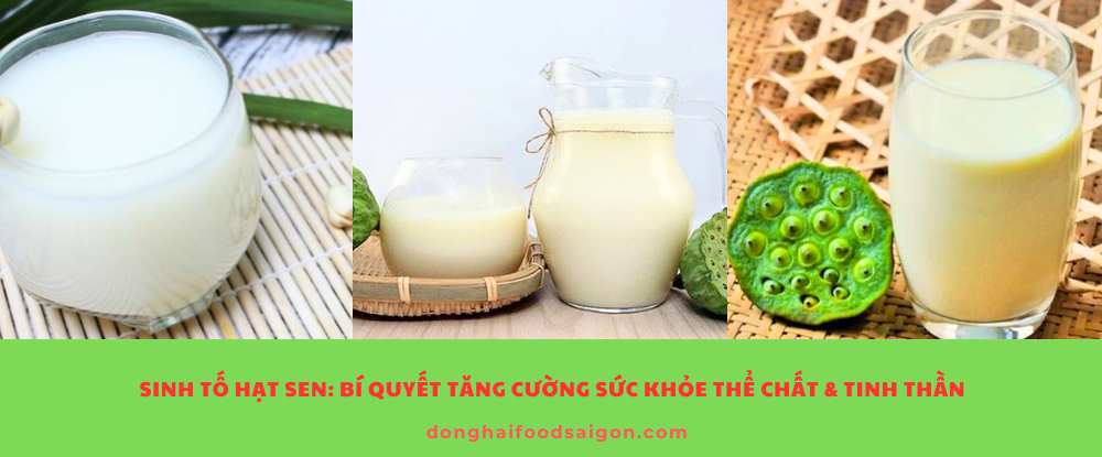 Sinh tố hạt sen không chỉ là thức uống giải khát, mà còn là phương pháp bổ dưỡng chăm sóc sức khỏe toàn diện – từ giấc ngủ, trí óc, tiêu hóa đến làn da và hệ tim mạch. Hãy thử kết hợp sinh tố hạt sen vào chế độ ăn uống hàng ngày, vừa dễ làm tại nhà, vừa mang lại nhiều lợi ích lâu dài cho cơ thể.