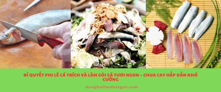 Gỏi cá trích là một trong những món ăn đặc sản nổi tiếng của vùng biển Việt Nam, đặc biệt được ưa chuộng ở Phú Quốc, Nha Trang hay Vũng Tàu. Đây là món ăn kết hợp tinh tế giữa cá trích ăn sống tươi ngọt cùng vị chua cay mặn ngọt từ các loại gia vị.