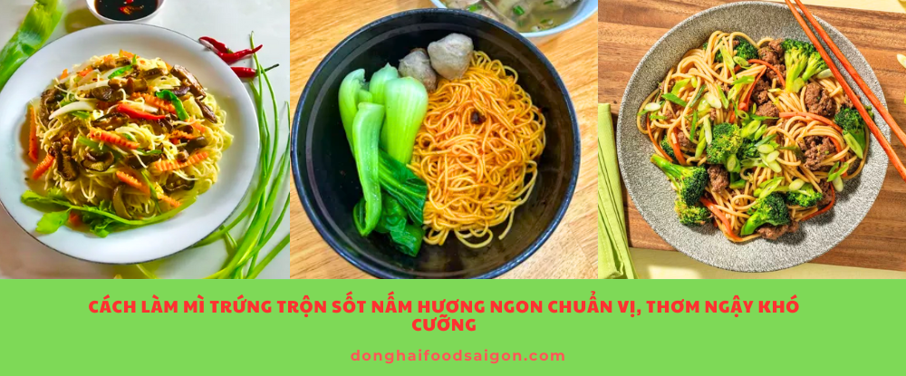 Mì trứng trộn sốt nấm hương là món ăn kết hợp hoàn hảo giữa hương vị đậm đà của nước dùng ninh từ xương, sự mềm dai của mì trứng và vị umami tự nhiên từ sốt nấm hương. Không chỉ dễ nấu tại nhà, món ăn này còn đặc biệt bổ dưỡng với đầy đủ đạm, rau xanh và chất xơ – rất phù hợp cho những ngày bạn muốn đổi vị nhưng vẫn đầy đủ năng lượng.