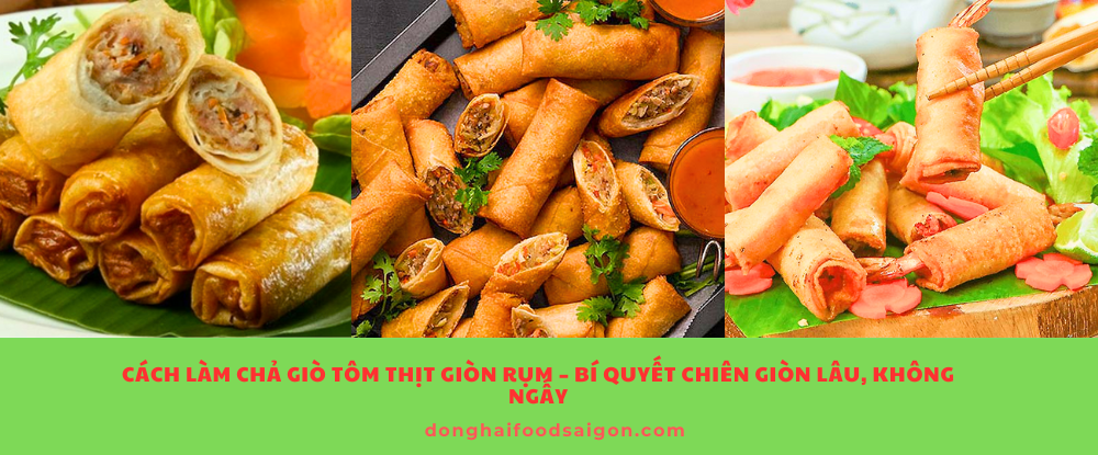 Chả giò tôm thịt là món ăn truyền thống quen thuộc trong các bữa tiệc, cỗ và dịp lễ Tết của người Việt. Lớp vỏ giòn rụm, nhân tôm thịt đậm đà kết hợp với rau củ thanh mát tạo nên hương vị hấp dẫn khó cưỡng. Hôm nay, mình sẽ chia sẻ công thức và bí quyết giúp chả giò giòn lâu, không bị thấm dầu.