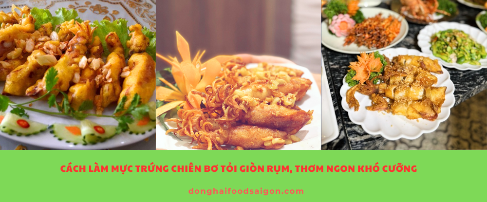 Mực trứng chiên bơ tỏi là món ăn tuyệt vời cho những ai yêu thích hải sản. Với lớp vỏ ngoài vàng giòn, thịt mực ngọt tự nhiên kết hợp cùng hương bơ béo ngậy và tỏi phi thơm lừng, đây chắc chắn là món “bắt vị” khiến cả nhà mê mẩn. Cùng vào bếp ngay để học công thức đơn giản mà ngon chuẩn nhà hàng này nhé!