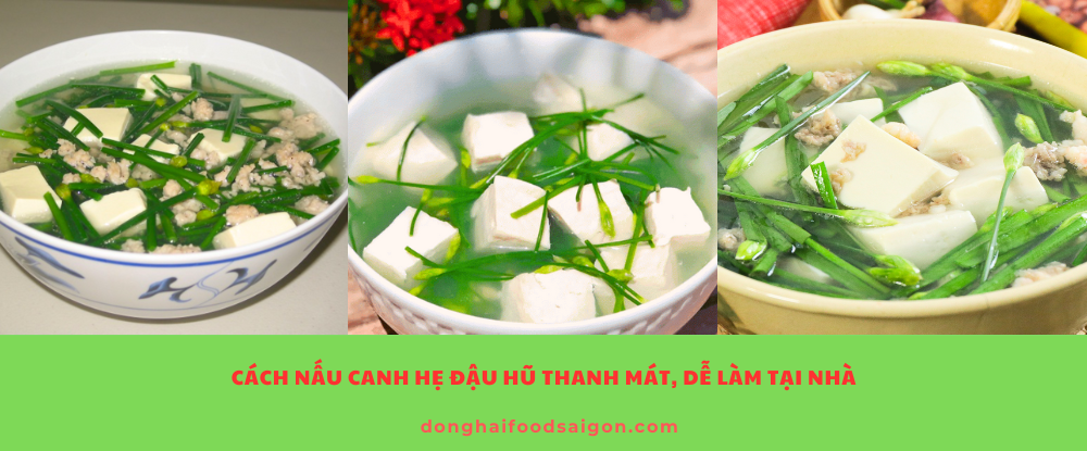 Canh hẹ đậu hũ không chỉ là một món ăn dân dã, dễ nấu mà còn chứa đựng giá trị dinh dưỡng cao, phù hợp với mọi lứa tuổi. Vị thanh mát từ hẹ, vị béo nhẹ từ đậu hũ hòa quyện trong nước dùng ngọt lành sẽ khiến bữa cơm gia đình trở nên nhẹ nhàng mà vẫn đầy đủ dưỡng chất. Nếu bạn đang tìm một món canh thanh đạm, tốt cho sức khỏe và không mất quá nhiều thời gian chuẩn bị, thì canh hẹ đậu hũ chính là lựa chọn lý tưởng.