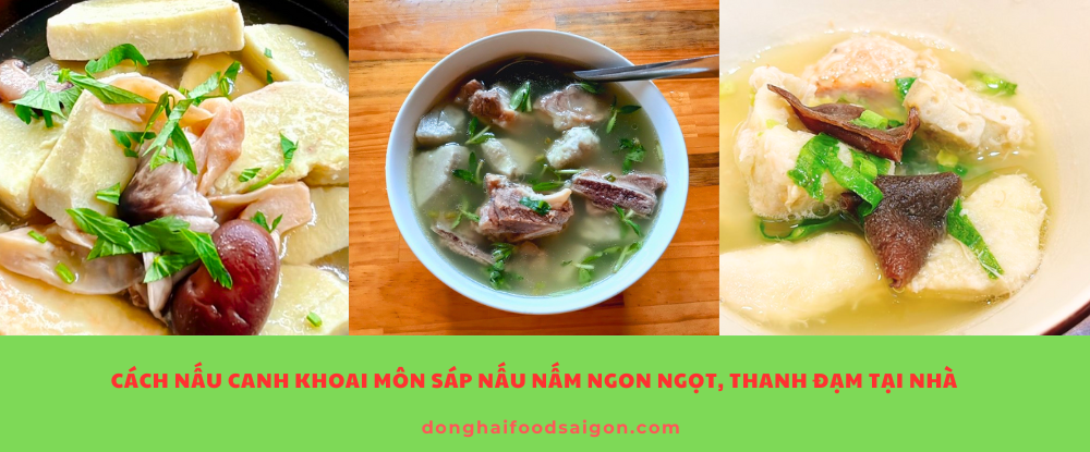 Canh khoai môn sáp nấu nấm là món ăn đơn giản, dễ làm nhưng mang đến vị ngọt thanh tự nhiên từ nấm và vị bùi béo của khoai môn. Thích hợp cho những ngày ăn chay, thanh lọc cơ thể hoặc khi bạn muốn thay đổi khẩu vị bằng một món canh nhẹ nhàng, dễ tiêu.