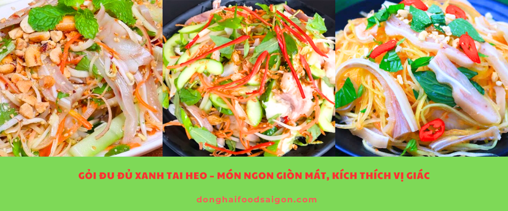 Gỏi đu đủ tai heo là món ăn khai vị tuyệt vời, mang đến cảm giác giòn mát, chua cay hài hòa và cực kỳ bắt cơm. Không chỉ dễ chế biến, món ăn này còn ghi điểm nhờ sự kết hợp tinh tế giữa đu đủ xanh bào sợi, tai heo luộc giòn, nước mắm chua ngọt và các loại rau thơm dân dã. Nếu bạn đang tìm kiếm món ngon giải nhiệt cho ngày hè hoặc làm món nhậu đổi vị cho cả nhà, đây sẽ là lựa chọn không thể bỏ qua!