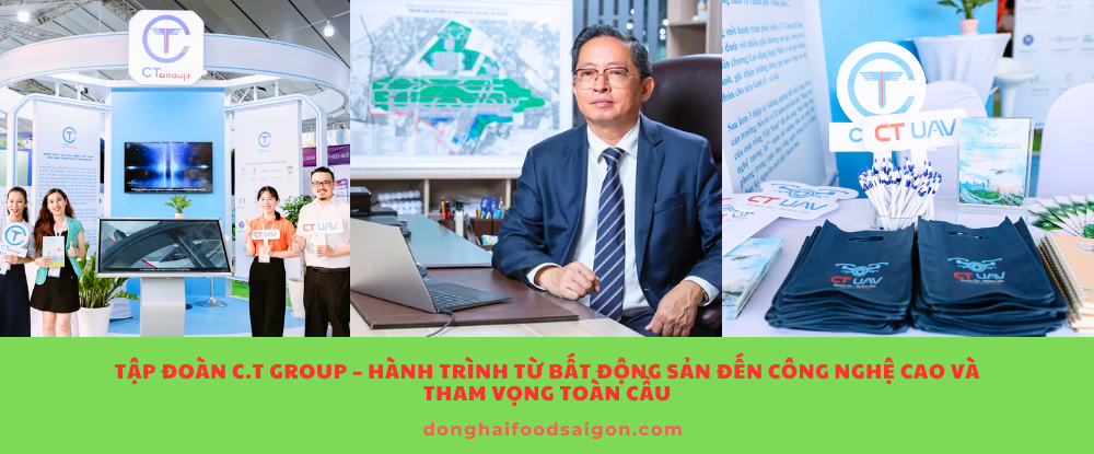 C.T Group là một trong những tập đoàn kinh tế đa ngành hàng đầu Việt Nam, chính thức thành lập năm 1992. Xuất phát điểm là một doanh nghiệp bất động sản, C.T Group đã không ngừng mở rộng sang nhiều lĩnh vực mới, bao gồm: bán lẻ, xây dựng, đầu tư tài chính, du lịch sinh thái và đặc biệt là công nghệ cao.
