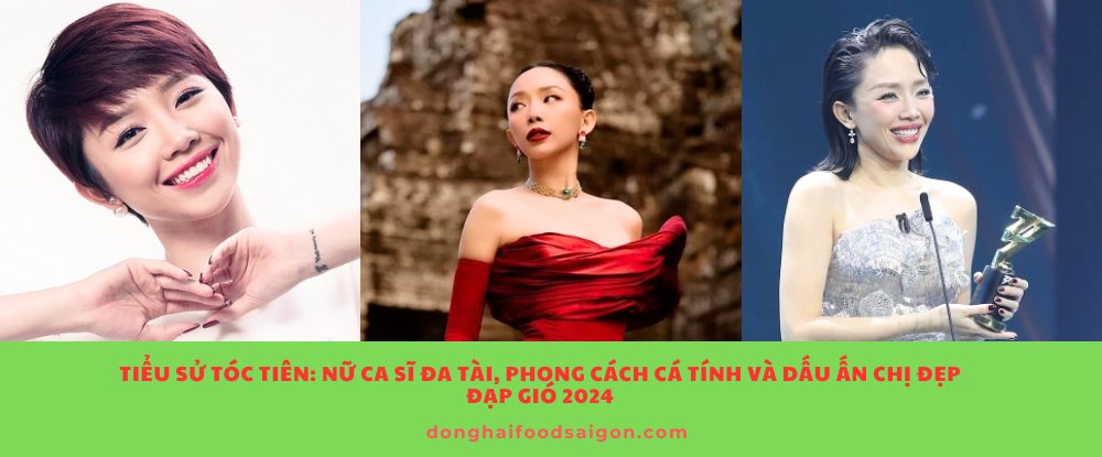 Tóc Tiên, tên đầy đủ Nguyễn Khoa Tóc Tiên (sinh ngày 13/5/1989), là một trong những nữ ca sĩ – diễn viên nổi bật nhất của Vpop. Từng được biết đến với hình ảnh trong sáng tuổi teen, cô đã có màn “lột xác” ngoạn mục khi xây dựng phong cách gợi cảm, cá tính và trở thành biểu tượng thời trang của giới trẻ.