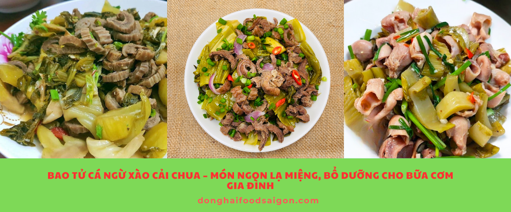 Bao tử cá ngừ xào cải chua không chỉ là món ăn ngon miệng, bổ dưỡng mà còn rất dễ thực hiện. Với vị chua thanh, cay nhẹ và chút ngọt hậu từ cá ngừ, món ăn này chắc chắn sẽ làm bữa cơm gia đình bạn thêm hấp dẫn và ấm cúng.