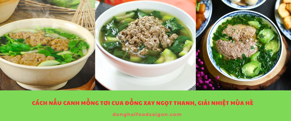 Món canh mồng tơi cua đồng xay không chỉ là món ăn giải nhiệt ngày hè mà còn là “món canh quốc dân” trong nhiều gia đình Việt. Hương vị ngọt mát, dinh dưỡng dồi dào, lại chế biến đơn giản – đây chắc chắn là món bạn nên bổ sung thường xuyên vào thực đơn gia đình.