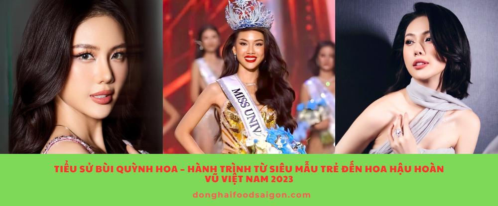 Tiểu sử Bùi Quỳnh Hoa – Hành trình từ siêu mẫu trẻ đến Hoa hậu Hoàn vũ Việt Nam 2023