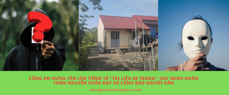 Công an Hưng Yên lên tiếng về “tài liệu 88 trang”: Xác minh nhân thân Nguyễn Xuân Đạt và cảnh báo người dân