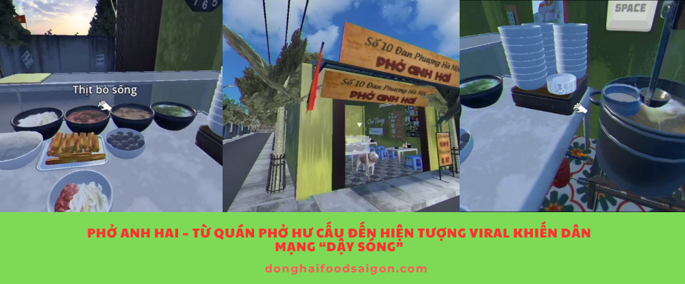 Phở Anh Hai – Từ quán phở hư cấu đến hiện tượng viral khiến dân mạng “dậy sóng”
