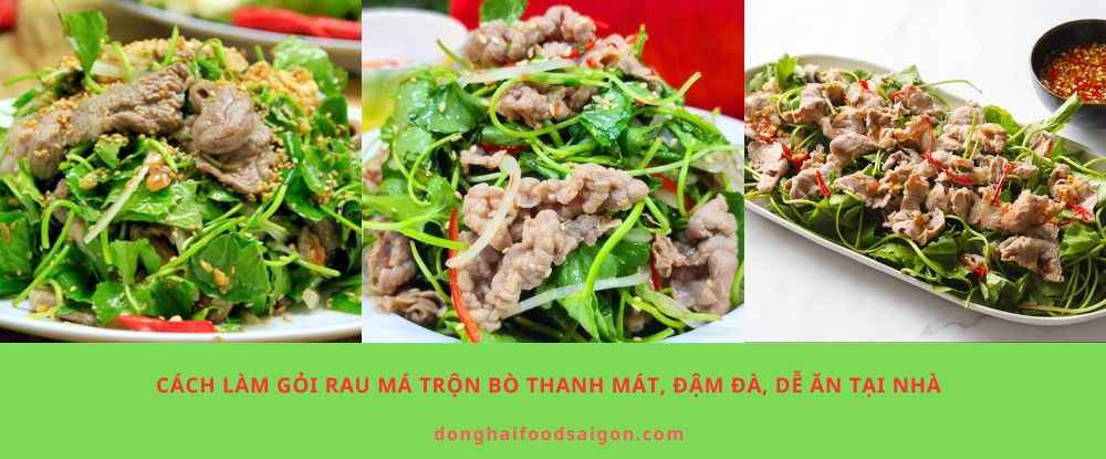 Cách Làm Gỏi Rau Má Trộn Bò Thanh Mát, Đậm Đà, Dễ Ăn
