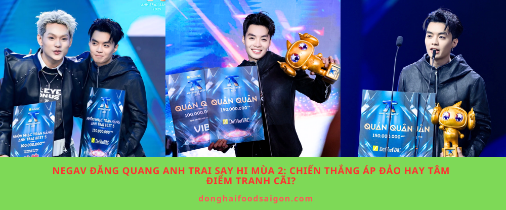 Negav đăng quang Anh Trai Say Hi mùa 2: Chiến thắng áp đảo hay tâm điểm tranh cãi?