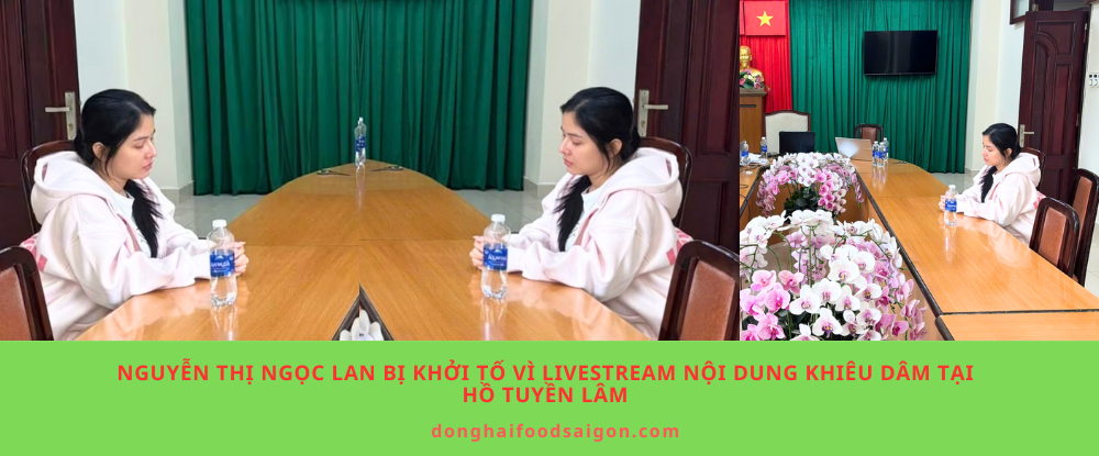 Nguyễn Thị Ngọc Lan bị khởi tố vì livestream nội dung khiêu dâm tại hồ Tuyền Lâm