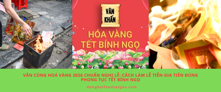 Văn cúng hoá vàng 2026 chuẩn nghi lễ: Cách làm lễ tiễn gia tiên đúng phong tục Tết Bính Ngọ