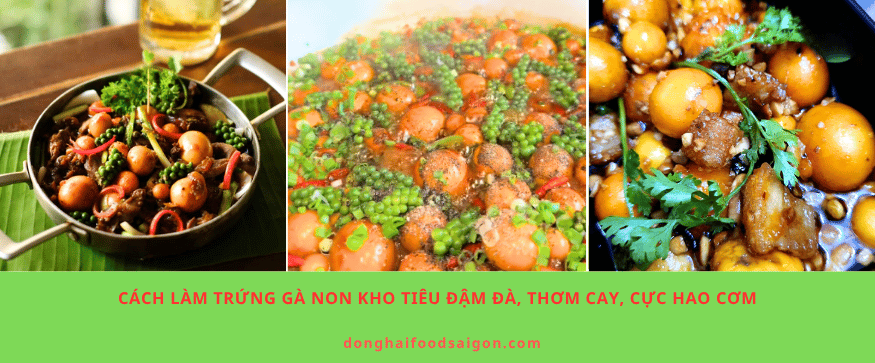 Cách làm trứng gà non kho tiêu đậm đà, thơm cay, cực hao cơm
