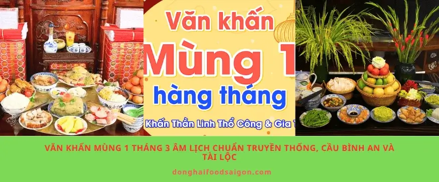 Văn khấn mùng 1 tháng 3 âm lịch