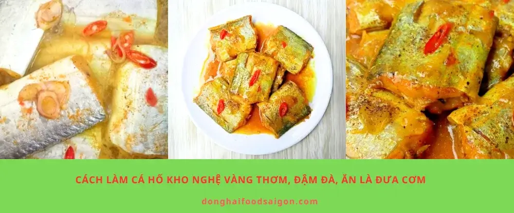 Cách làm cá hố kho nghệ vàng thơm, đậm đà, ăn là đưa cơm